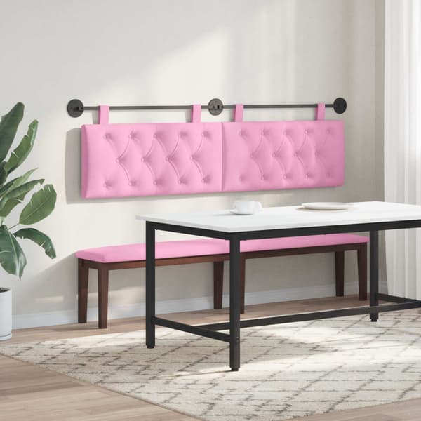 Hängande Huvudgavel Rosa tyg