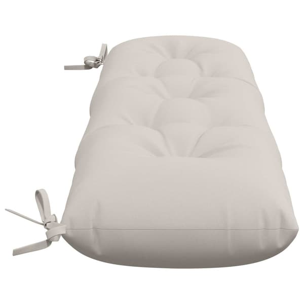 Bänk kudde VIANEN 100% Polyester Vit 110 x 30 x 12 cm