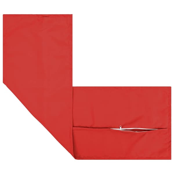 Kudde med kudde HOUTEN 2 st Röd Polyester