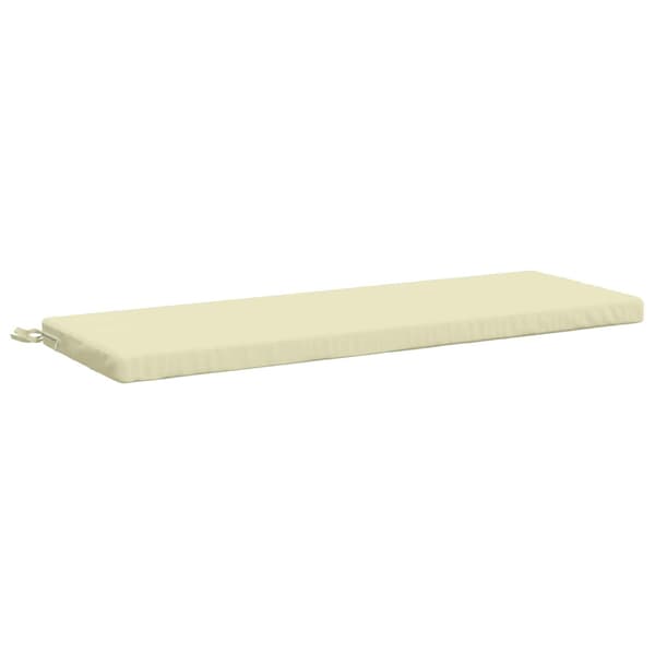 Bänk kudde SOEST 100% Polyester Gräddvit 100 x 40 x 5 cm