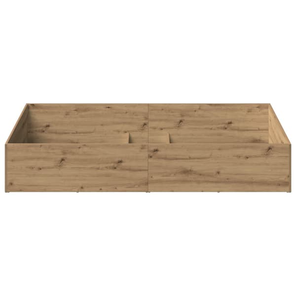 Sängomramning för ställbar sängbotten Artisan-ek 90 x 190 cm