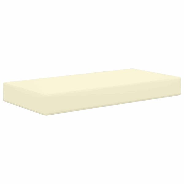 Utomhus sitskudde Kräm 80 x 40 x 8 cm 100% Polyester