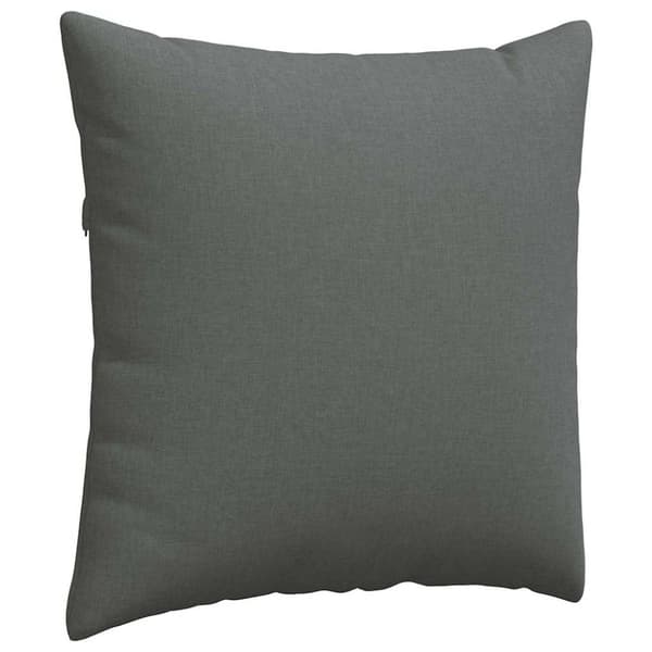 Sofakuddar 2 pcs Mörkgrå 60 x 60 cm tyg
