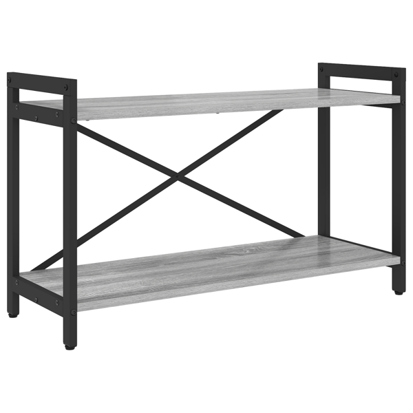 Hyllsystem Grå sonoma 80 x 30 x 50 cm Konstruerat trä