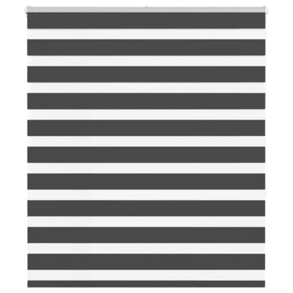 Rullgardin zebra svart 135x150 cm tyg bredd 130,9cm polyester