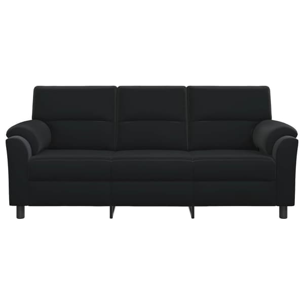 Soffa Svart 214 x 85 x 93 cm Sammet