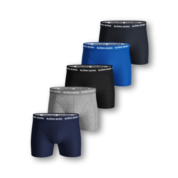 Boxer 5-p Underwear Blue Male