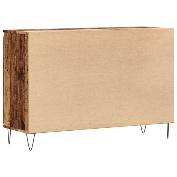 Skänk åldrat trä 101,5x35x70 cm konstruerat trä