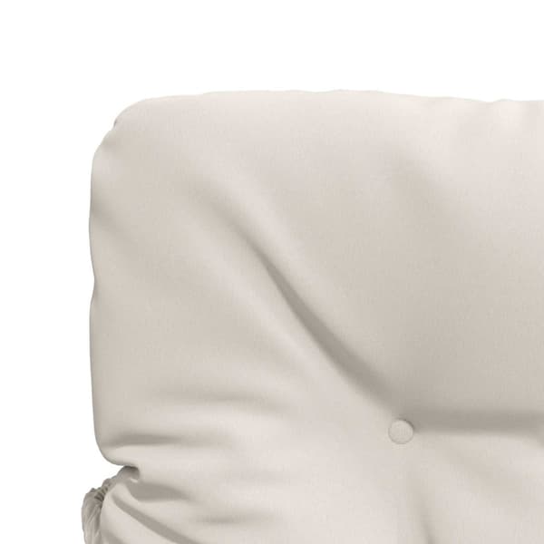 4-delade Höga Ryggstolsdynor VIANEN 4 st 100% Polyester Vit