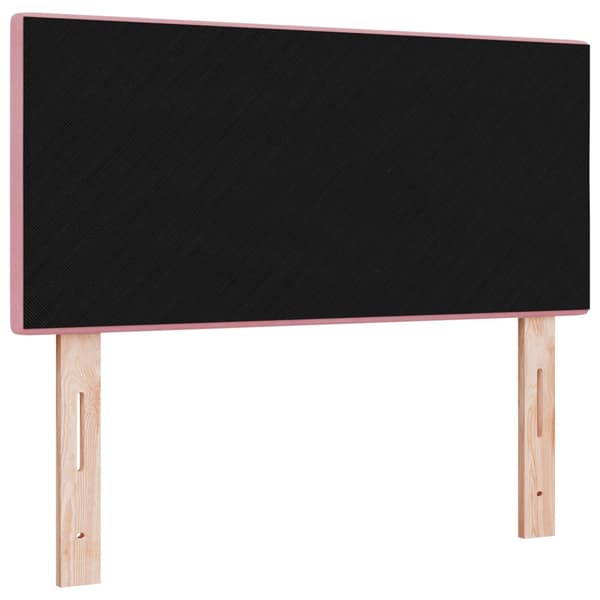 Huvudgavel Rosa 100 cm Sammet