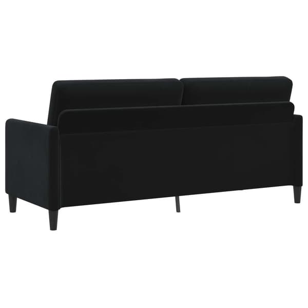 Soffa med förvaring Svart 192 x 78 x 87 cm Polyester