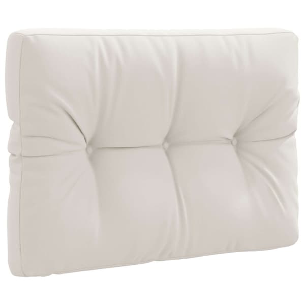 Pallryggkudde VIANEN 100% Polyester Vit 70 x 40 x 12 cm
