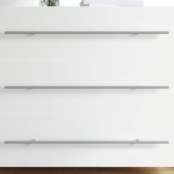 Skåphandtag 12 pcs Silver 700mm Rostfritt stål