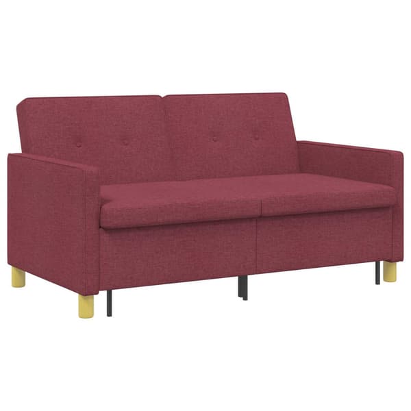 Pull Out Sofa Bed Vinröd Tyg