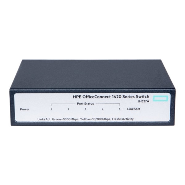 HPE OfficeConnect 1420 5g - switch - 5 portar - ohanterad