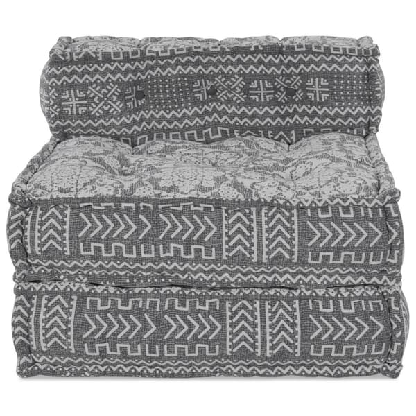 Modulsofa enhet Ljusgrå 70 x 70 x 56 cm Tyg