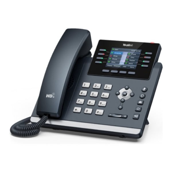 Yealink SIP-T44U - VoIP-telefon med nummerpresentation - 5-vägs samtalsförmåg