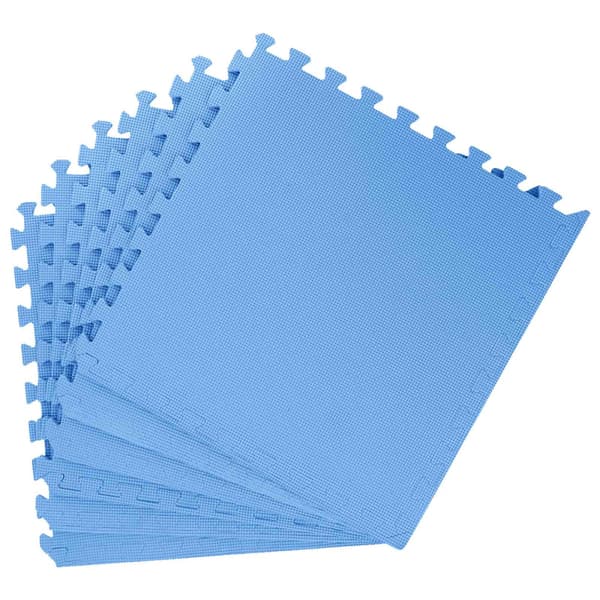 Golvmatta 40 pcs Blå 14,4 m² EVA-skum
