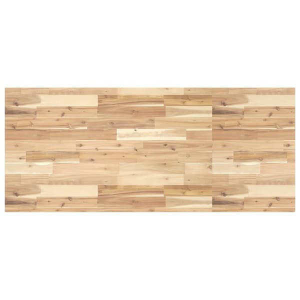 Bordsskiva rektangulär 140x60x4 cm massivt akaciaträ