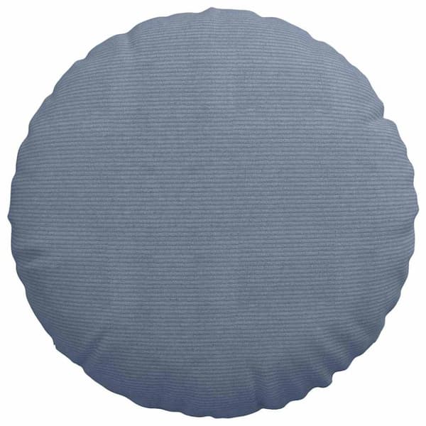 Sittkuddar 2 pcs Blå Ø60 x 21 cm Kordread tyg