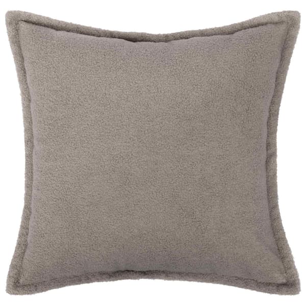 Kuddöverdrag 6 st HOUTEN Ljusgrå 65 x 65 cm Bouclé
