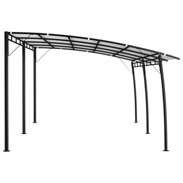 Paviljong 6x3x2,55 m gräddvit