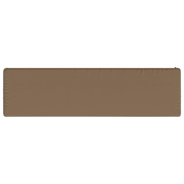 2-delade Bänk Kuddar VUGHT 2 st 100% Polyester Taupe
