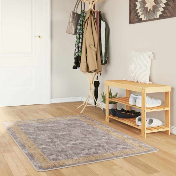 Mattlöpare MARSA Grå 80 x 200 cm Polyester och PVC