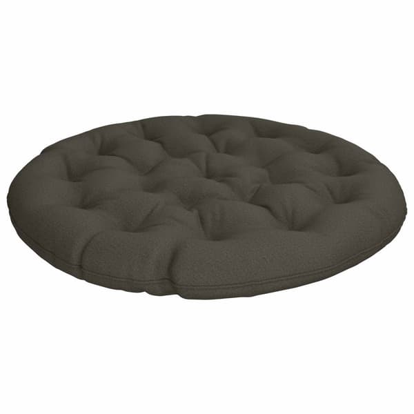 Papasan-kudde VIANEN 100% Polyester Antracit Ø 120 x 12 cm