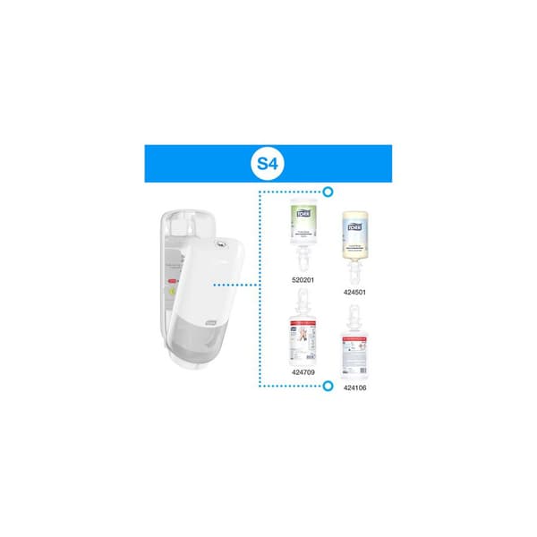 Dispenser TORK S4 Tvål INT Sens. vit