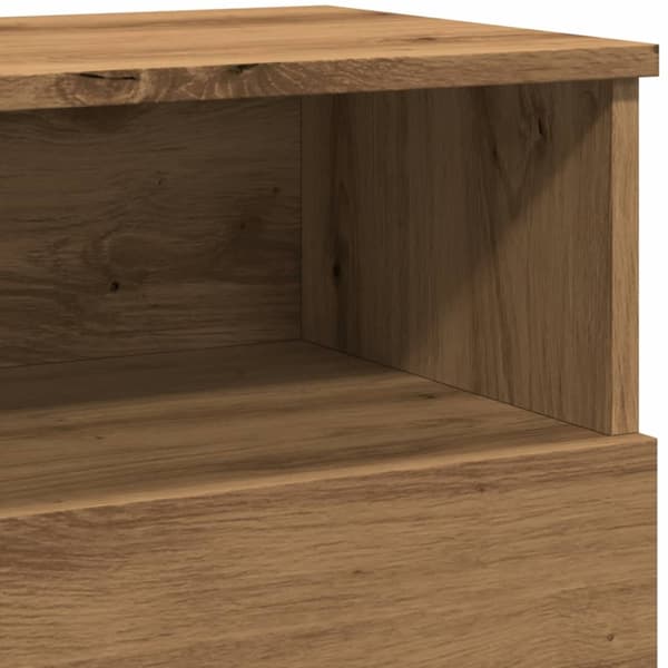 Sängbord artisan ek 50x32x60cm konstruerat trä