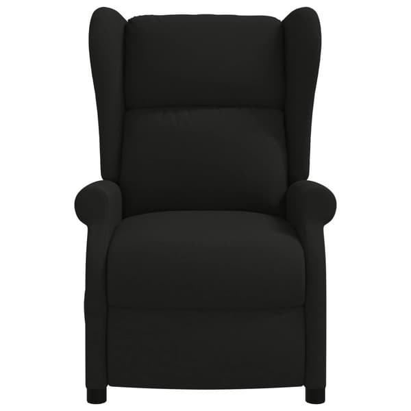 Vingback Elektrisk Massagefåtölj Svart Tyg