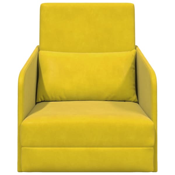 Soffsäng Gul 65 x 80 x 83 cm Sammet