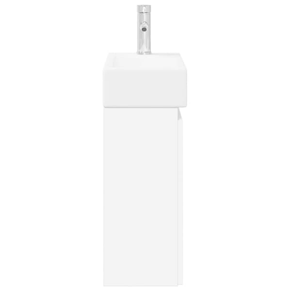 Badrumsspegel med kran Vit 45,5 x 22,5 x 84 cm