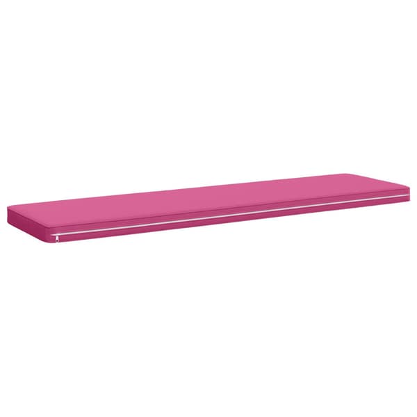 1-delad Bänk Kudde VUGHT 100% Polyester Rosa 160 x 40 x 5 cm