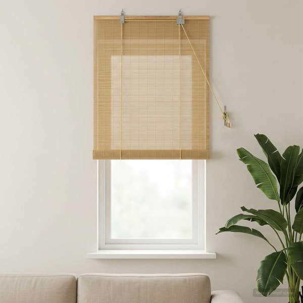 Rullgardin Naturlig 60 x 160 cm Bambu