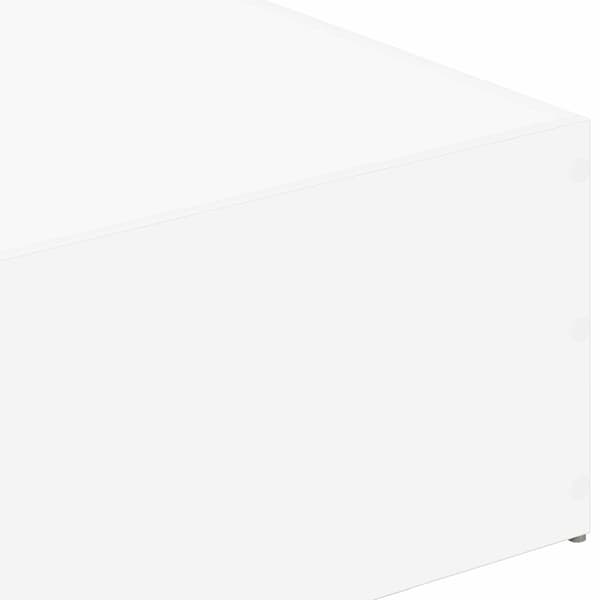 Sängomramning för ställbar sängbotten Vit 90 x 190 cm