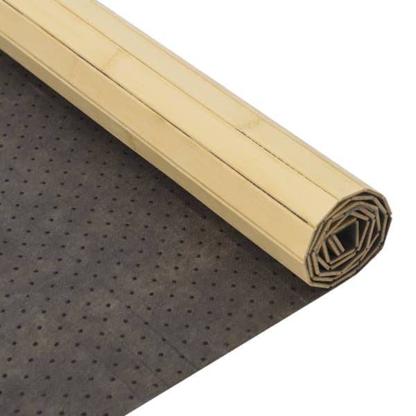 Matta rektangulär ljus naturlig 100x300 cm bambu