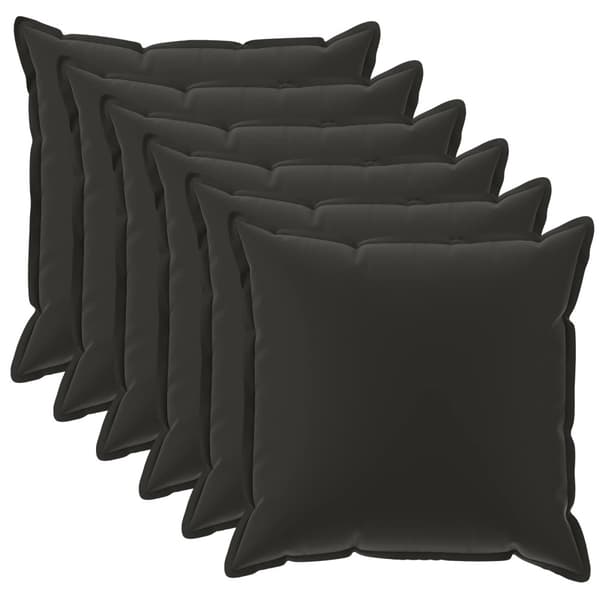 Kuddöverdrag 6 st HOUTEN Flerfärgsdesign 35 x 35 cm Polyester