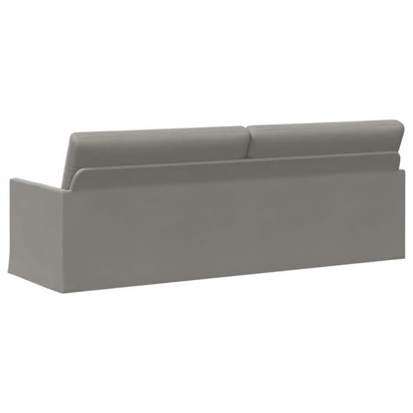 3-sitssoffa Ljusgrå 220 x 81 x 82 cm Sammet (V)