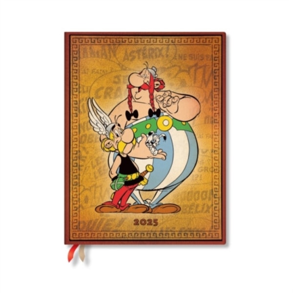 Asterix & Obelix (The Adventures of Asterix) Ultra 12-month Day-at-a-time Hardback Dayplanner 2025 (Elastic Band Closure) (inbunden, eng)