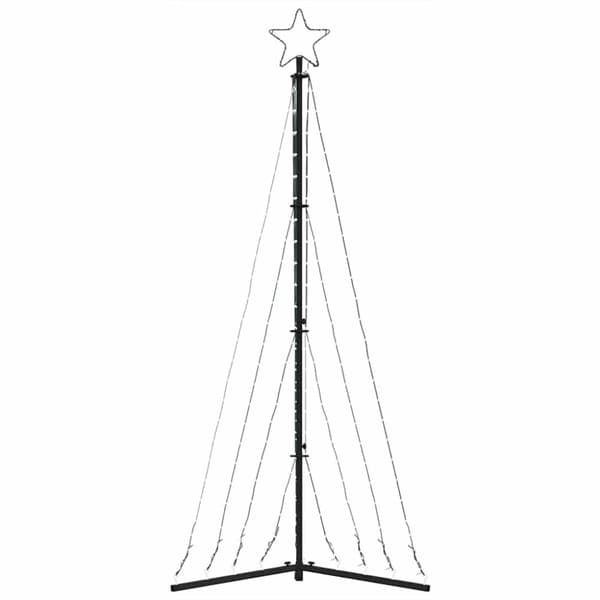 LED julgran 339 LEDs kallvit 180 cm