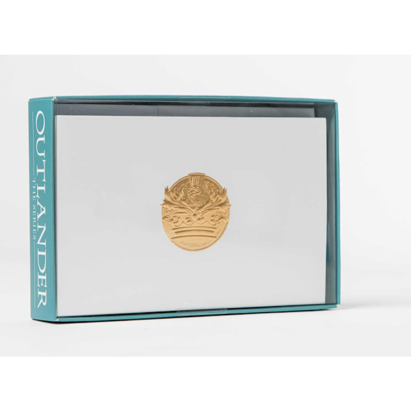 Outlander crest: foil note cards (häftad, eng)