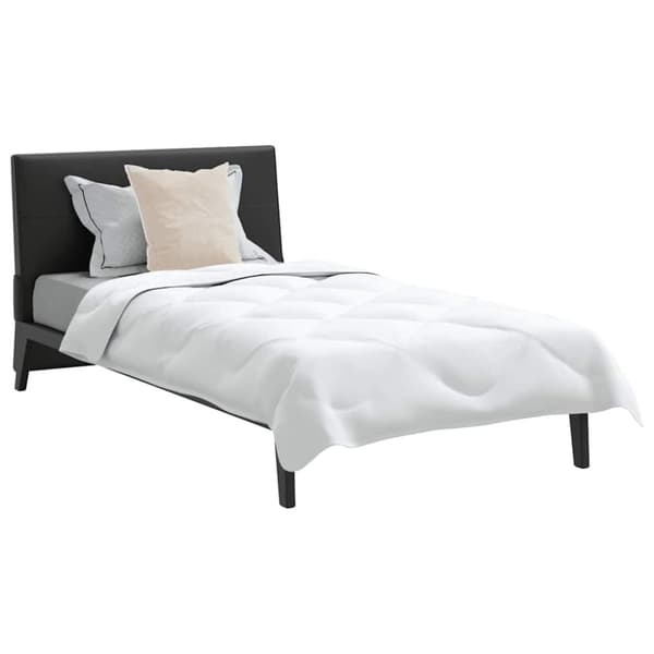 Duntäcke med kudde 2 pcs Vit Mikrofiber
