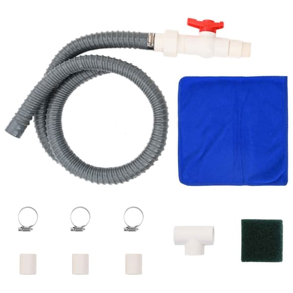 Poolvattenfall med LED Rostfritt Stål 304 50 x 30 x 53 cm