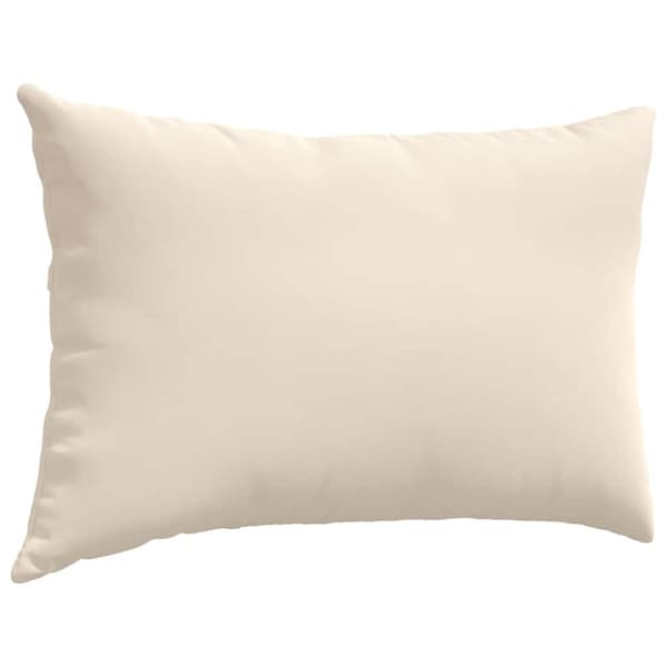 Sofakuddar 2 pcs Beige 60 x 40 cm tyg