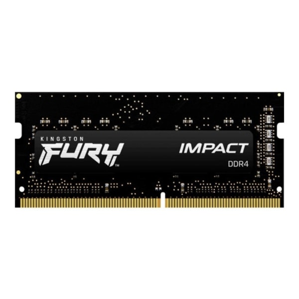 Kingston FURY Impact - DDR4 - sats - 32 GB: 2 x 16 GB - SO DIMM 260-pin / PC4-25600 - ej buffrad