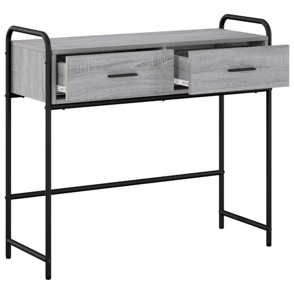 Konsolbord Grå Sonoma 90 x 33 x 80,5 cm Konstruerat trä