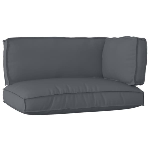 Pallkuddset 3 pcs Antracit Oxford Tyg
