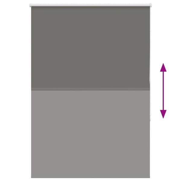 Rullgardin mörkläggning grå 95x175 cm tyg bredd 90,7 cm